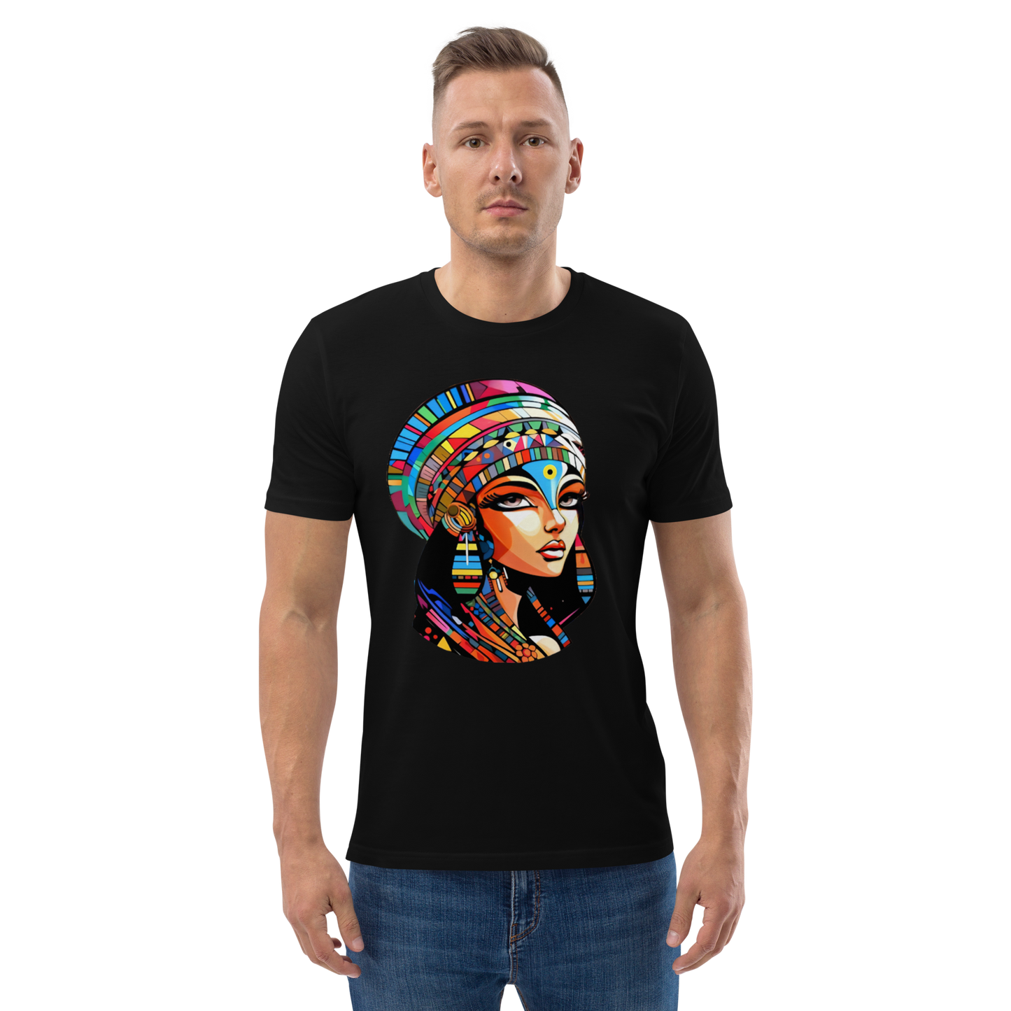 T-shirt unisexe en coton biologique - La dernière Reine d'Egypte