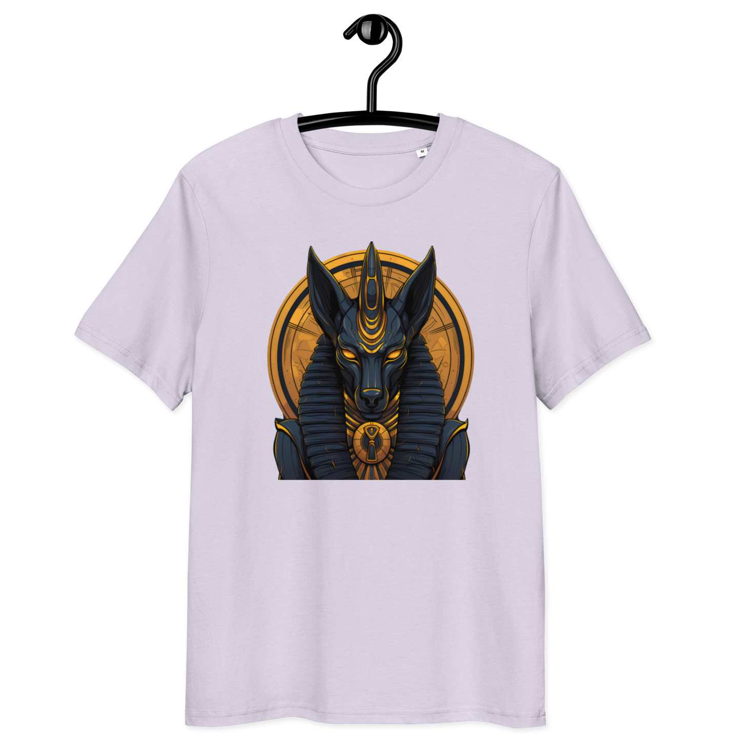 T-shirt unisexe en coton biologique : Anubis, Dieu de la mort et de la renaissance